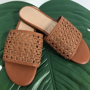 Woven Slides - NEVER WORN